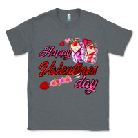 Charcoal Heather happy valentines day Classic Tee - AdoDesignShop