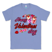 Colony Blue happy valentines day Classic Tee - AdoDesignShop