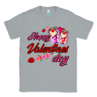 Heather Grey happy valentines day Classic Tee - AdoDesignShop