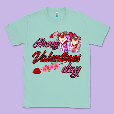 Happy Valentines Day Classic Tee Designed By Adodesignshop