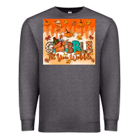 Charcoal Heather gobble til you wobble tumbler Premium Sweatshirt - MaliasSmallBusiness