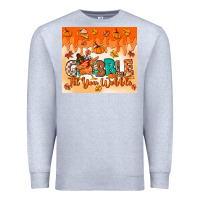 Heather Grey gobble til you wobble tumbler Premium Sweatshirt - MaliasSmallBusiness