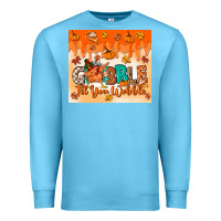 Ocean Blue gobble til you wobble tumbler Premium Sweatshirt - MaliasSmallBusiness