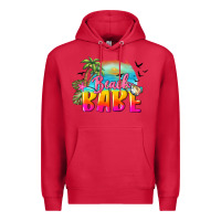 Cardinal beach babe Premium Hoodie - BarkalooDesign