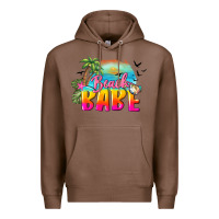 Chestnut beach babe Premium Hoodie - BarkalooDesign