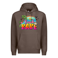 Coffee beach babe Premium Hoodie - BarkalooDesign