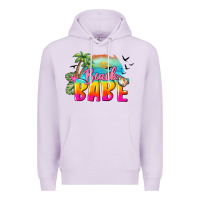 Lilac beach babe Premium Hoodie - BarkalooDesign