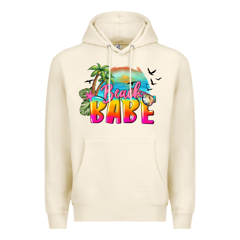 Beach Babe Premium Hoodie by BarkalooDesign | Teevron