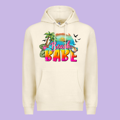 Beach Babe Premium Hoodie Designed By Barkaloodesign