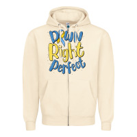Sandshell down right perfect Zipper Hoodie - MaliasSmallBusiness