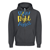 Smoke down right perfect Zipper Hoodie - MaliasSmallBusiness