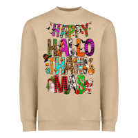 Mushroom happy hallothankmas Heavyweight Sweatshirt - FaDigitalArtStudio