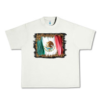 Pistachio distressed mexico flag Urban Heavy Tee - BarkalooDesign