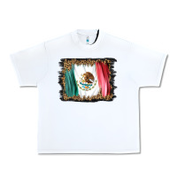 White distressed mexico flag Urban Heavy Tee - BarkalooDesign