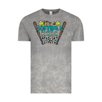 Cloud Rock softball Vintage Tee - CowhideDigitalArt