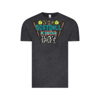 Vintage Black softball Vintage Tee - CowhideDigitalArt