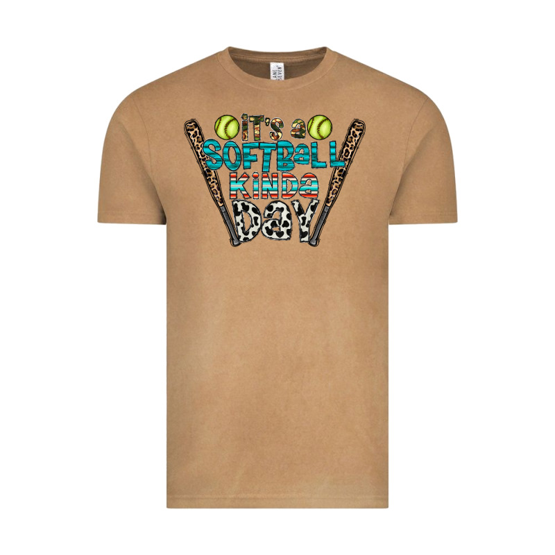 Softball Vintage Tee by CowhideDigitalArt | Teevron
