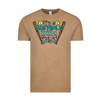 Vintage Coffee softball Vintage Tee - CowhideDigitalArt