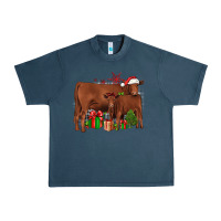 Midnight Navy Christmas Gelbvieh Urban Heavy Tee - JahusDesignShop