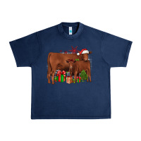 Navy Christmas Gelbvieh Urban Heavy Tee - JahusDesignShop
