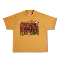 Peanut Butter Christmas Gelbvieh Urban Heavy Tee - JahusDesignShop