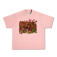 Salmon Christmas Gelbvieh Urban Heavy Tee - JahusDesignShop