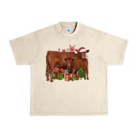 Sandshell Christmas Gelbvieh Urban Heavy Tee - JahusDesignShop