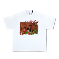White Christmas Gelbvieh Urban Heavy Tee - JahusDesignShop