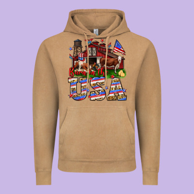 Barn In The Usa Vintage Hoodie Designed By Neo Western