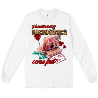 White valentines day memories come first Long Sleeve Tee - AdoDesignShop