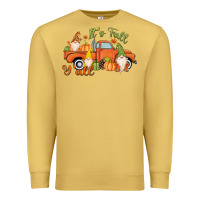 Antique Gold It's Fall Y'all Gnome Premium Sweatshirt - MaliasSmallBusiness