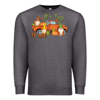 Charcoal Heather It's Fall Y'all Gnome Premium Sweatshirt - MaliasSmallBusiness