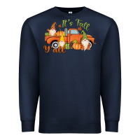 Navy It's Fall Y'all Gnome Premium Sweatshirt - MaliasSmallBusiness