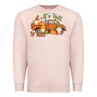 Pale Pink It's Fall Y'all Gnome Premium Sweatshirt - MaliasSmallBusiness
