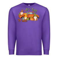 Purple It's Fall Y'all Gnome Premium Sweatshirt - MaliasSmallBusiness