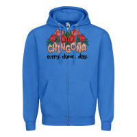 True Royal chingona every damn day Zipper Hoodie - MaliasSmallBusiness