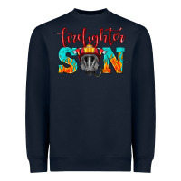 Navy firefighter son boy Heavyweight Sweatshirt - HRA Design Shop
