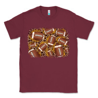 Burgundy american football background Classic Tee - JahusDesignShop