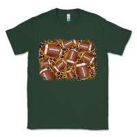 Sports Green american football background Classic Tee - JahusDesignShop