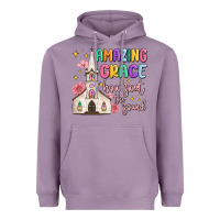 Lavender amazing grace how sweet the sound Heavyweight Hoodie - MaliasSmallBusiness
