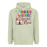 Matcha amazing grace how sweet the sound Heavyweight Hoodie - MaliasSmallBusiness