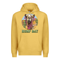 Antique Gold hump day camel Premium Hoodie - BarkalooDesign