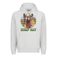 Dove Grey hump day camel Premium Hoodie - BarkalooDesign