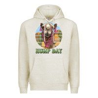 Oatmeal Heather hump day camel Premium Hoodie - BarkalooDesign