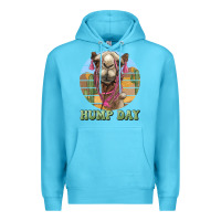 Ocean Blue hump day camel Premium Hoodie - BarkalooDesign