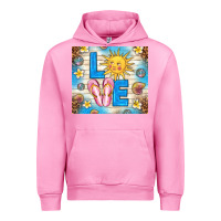 Fuchsia Pink summer love Urban Hoodie - TumblerDesignByShophia