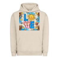 Pigment French Oak summer love Urban Hoodie - TumblerDesignByShophia