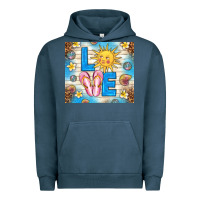 Pigment Midnight Navy summer love Urban Hoodie - TumblerDesignByShophia
