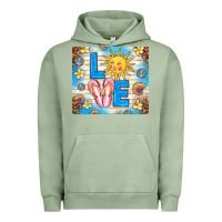 Pigment Oil Green summer love Urban Hoodie - TumblerDesignByShophia