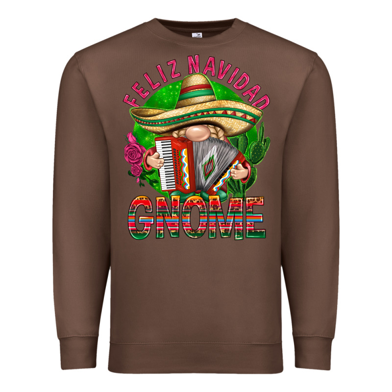 Feliz Navidad Gnome Premium Sweatshirt by NancyCooperArtShop | Teevron